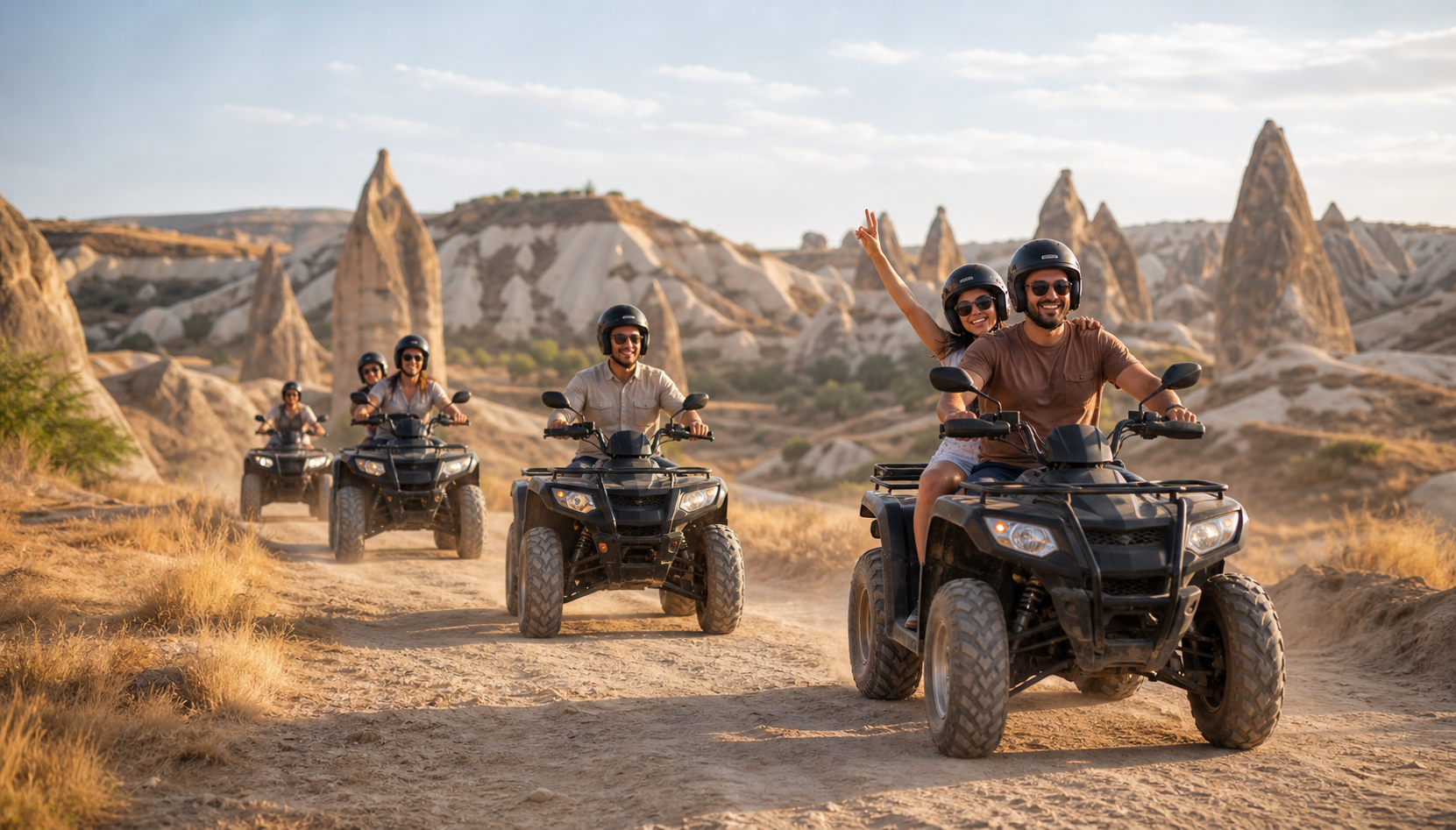 Group ATV ride in Cappadocia