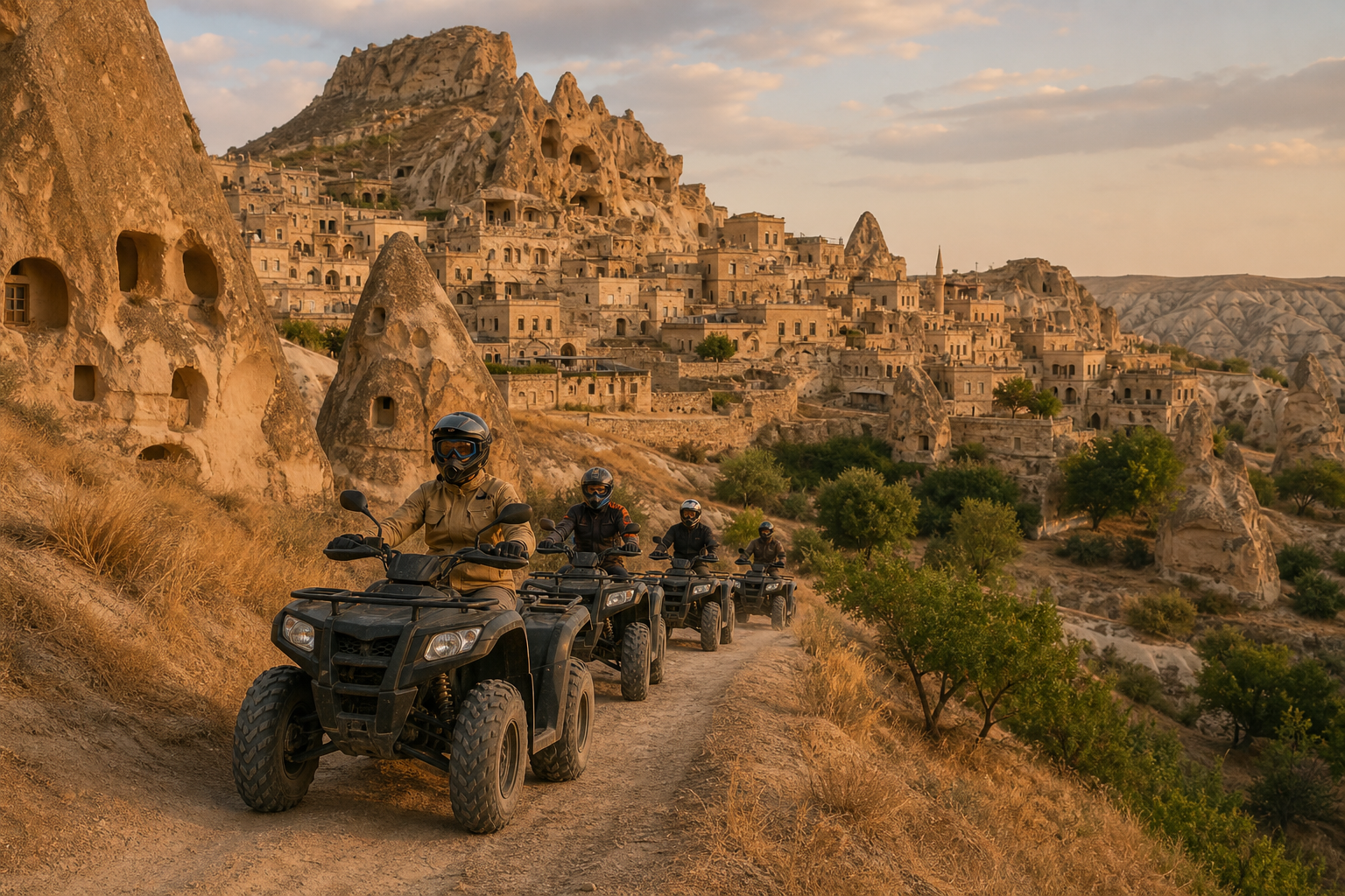 Cappadocia ATV ride near Cavusin Village